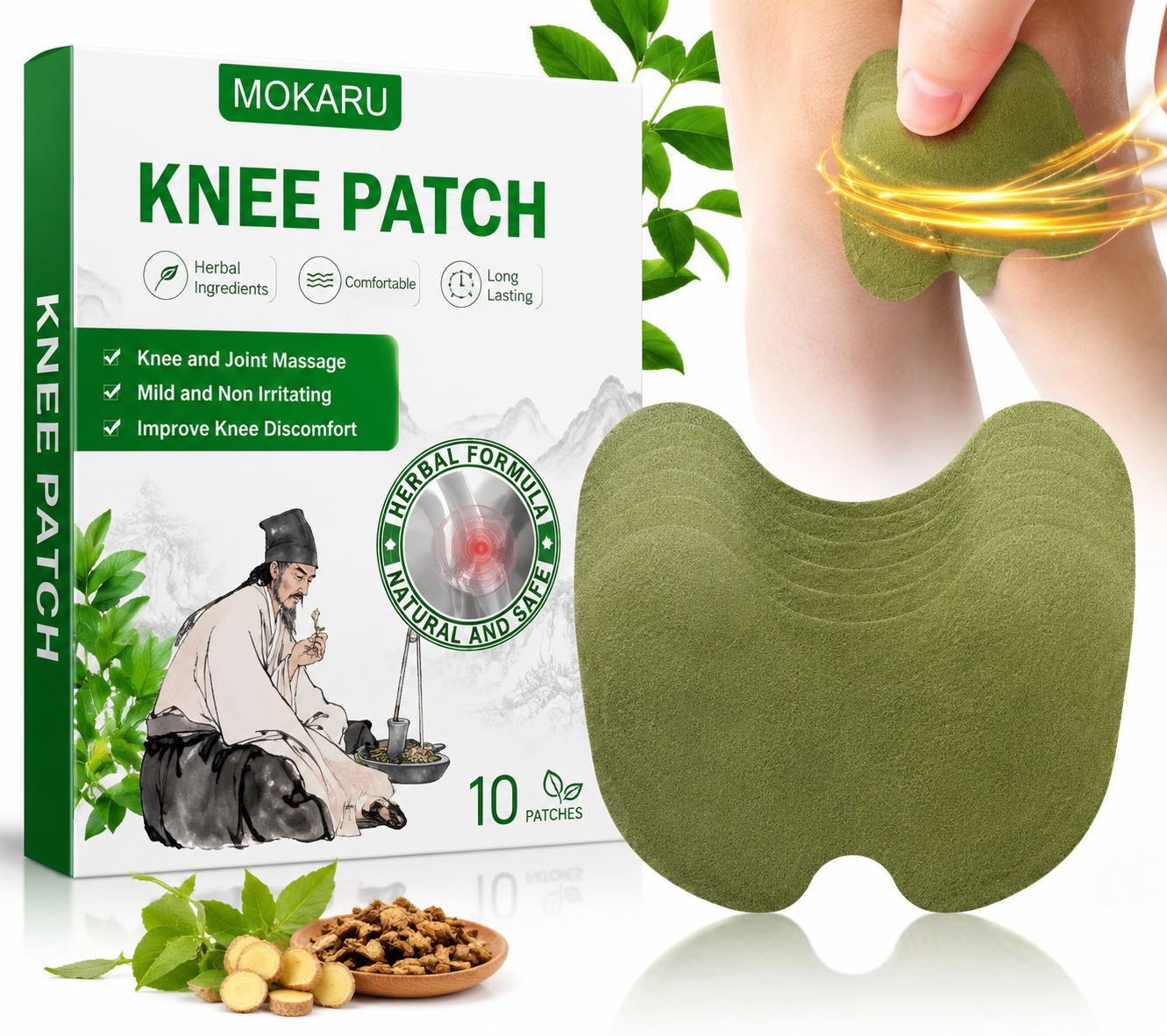 Knee Pain Relief Patch (Pack of 30)