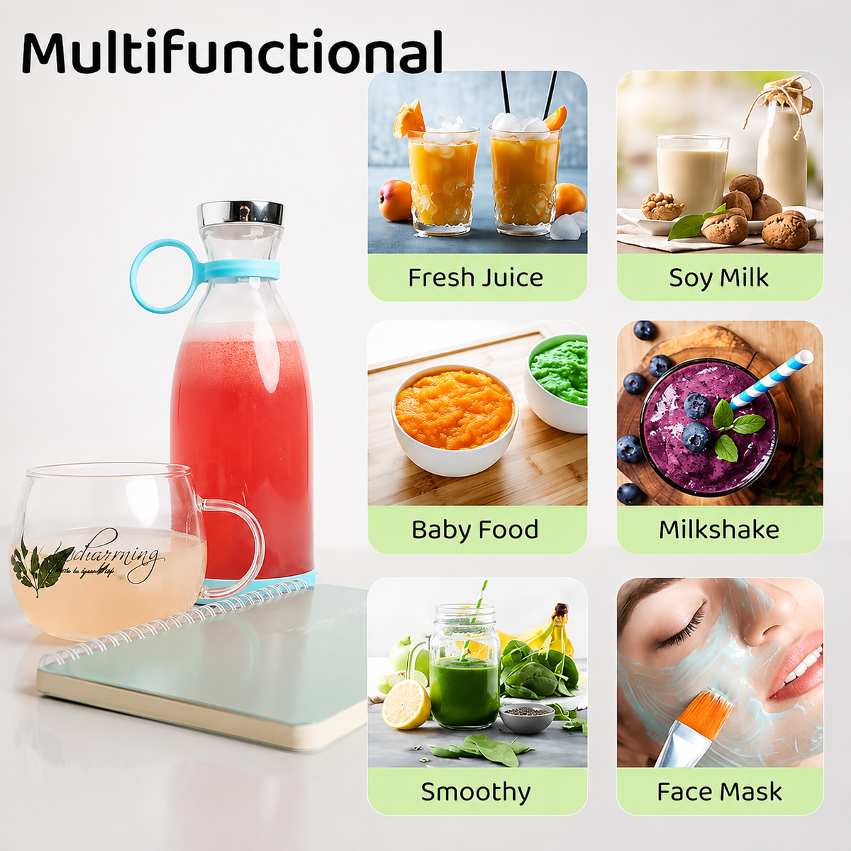 Travel Portable Mini Juice Blender