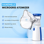 Handheld Portable Mesh Nebulizer | Silent One-Touch Operation |