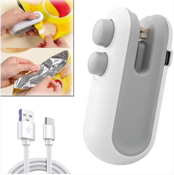 Mini Bag Sealer 2 in 1 Portable Heat Seal & Cutter